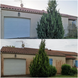 Traitement façade à Surgères