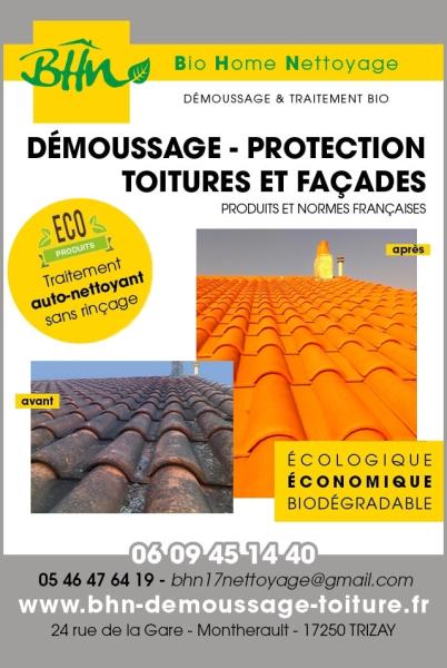BHN (BIO HOME NETTOYAGE) à Trizay