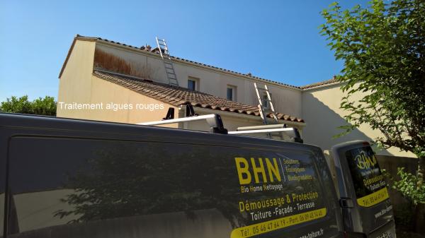 Démoussage toiture à Trizay